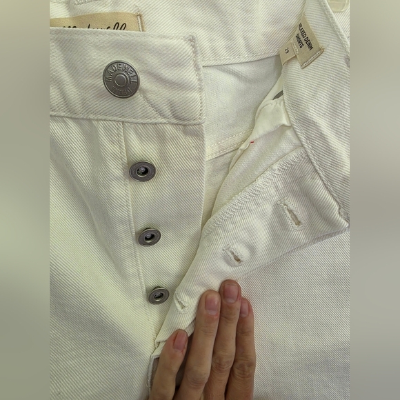 Madewell White Denim Women Shorts - Picture 3 of 7